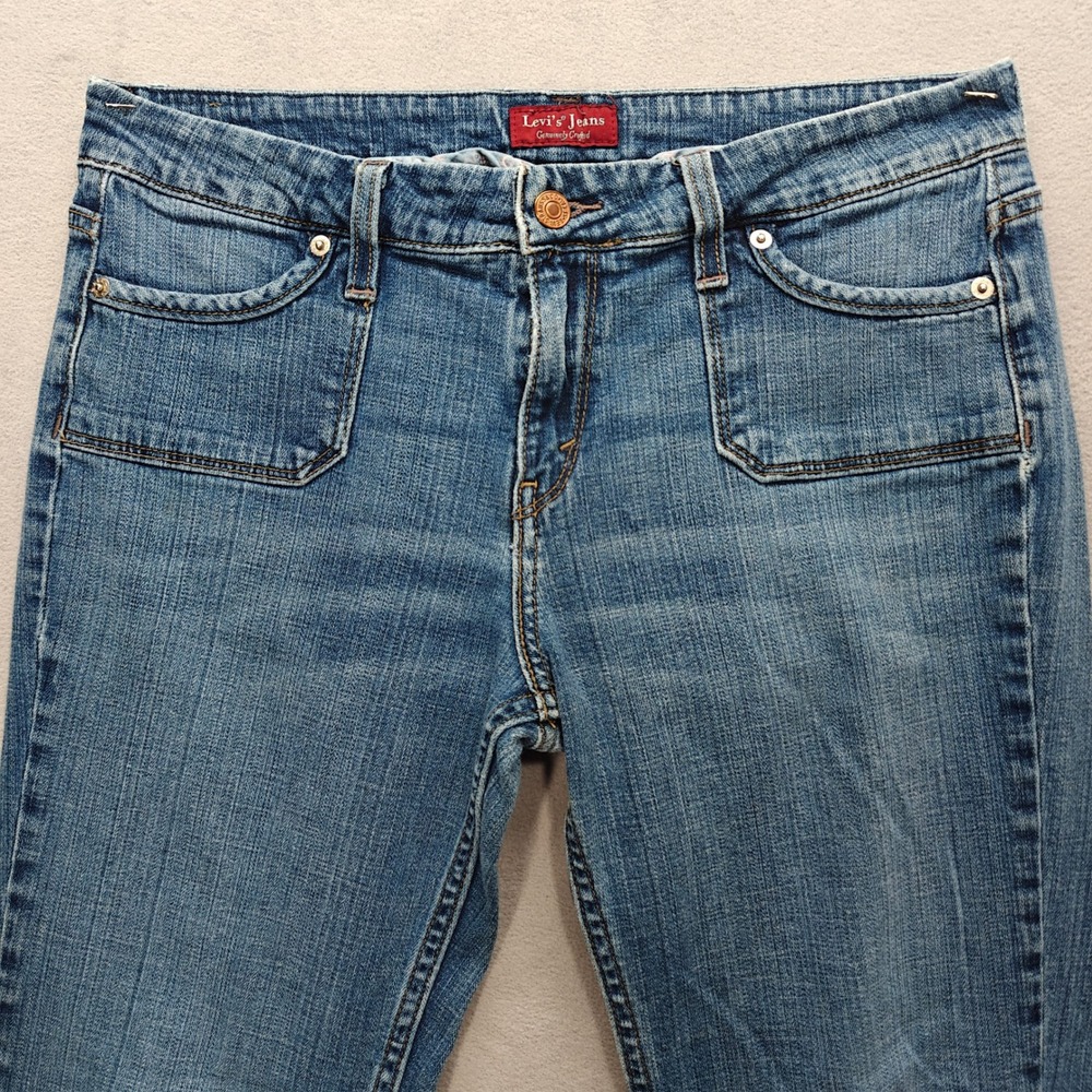 Levi's 545 Jeans Womens 10 Low Bootcut Medium Wash Denim Country Western Casual - Picture 2 of 15